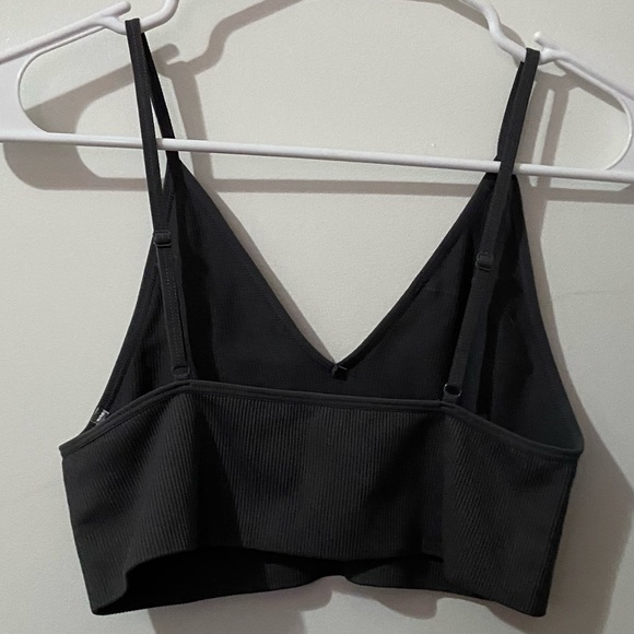 Gray ribbed bralette - Picture 3 of 3